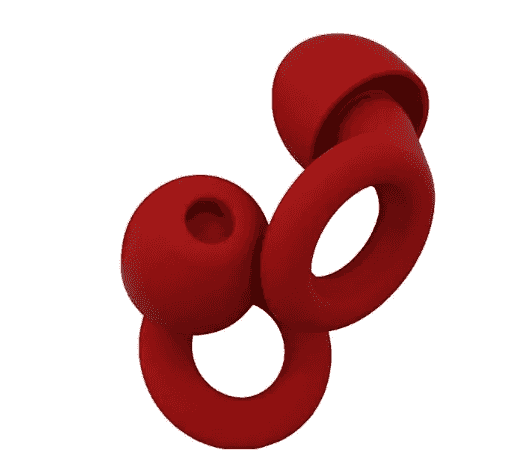 Noise-reducing earplug for quiet sleep
