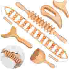 12-in-1 wood therapy massage tools wooden set
