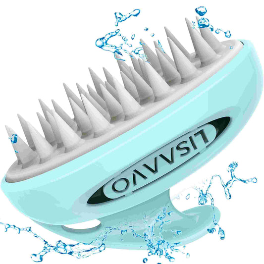 Lisaavo hair massager silicone scalp scrubber
