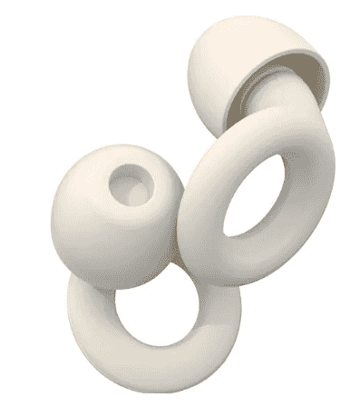 Noise-reducing earplug for quiet sleep
