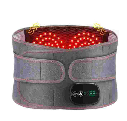 Heated waist massager for relaxation and comfort
